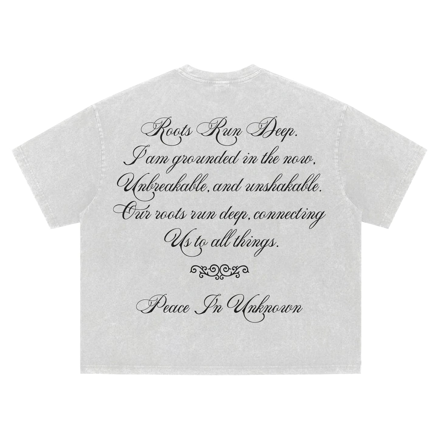 (PRE-ORDER) Roots Run Deep — White Boxy Heavyweight Tee
