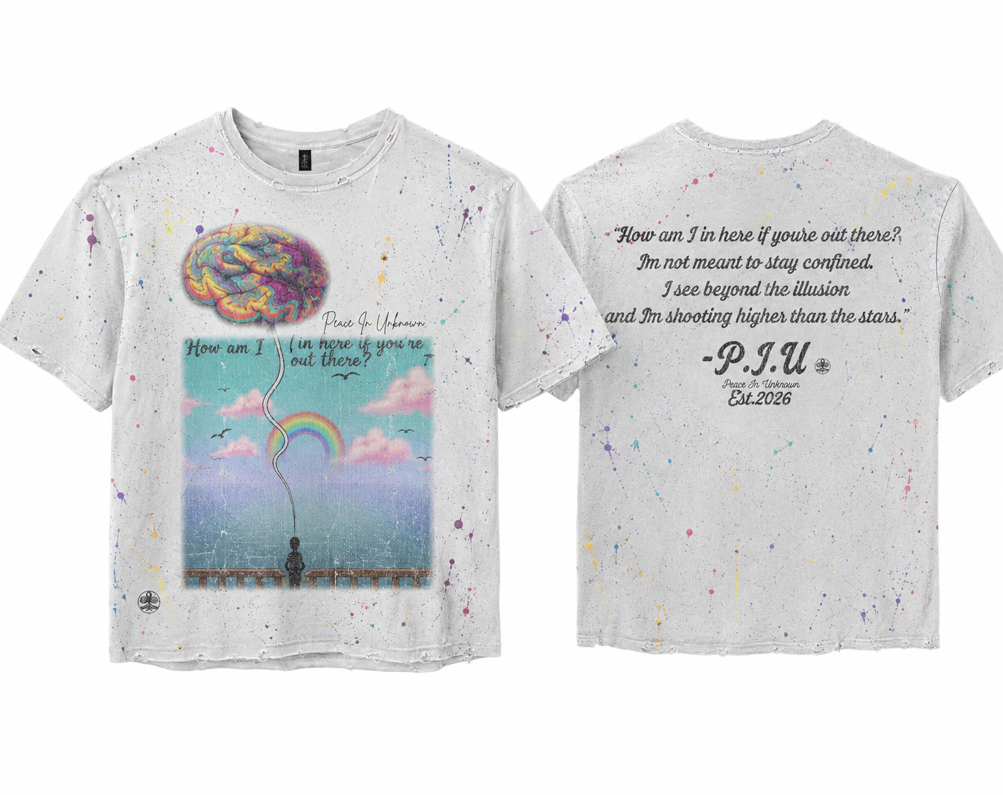 PAINT SPLATTER 🫟 Thinking Outside The Box (t-shirt)